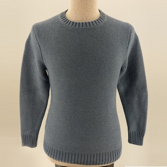 J.Crew Light Blue 100% Organic Cotton Crew Neck - Picture 3 of 6